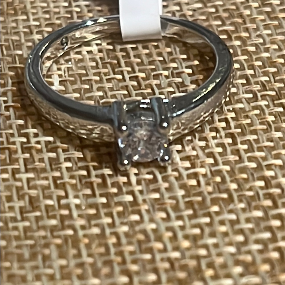 Silver Tone ring size 9